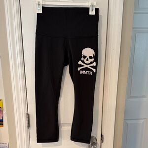 lululemon athletica Black Skull Leggings